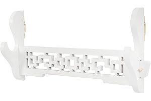 Fclieng Schwerthalter, Wandhalterung, Ausstellungsständer, Samurai-Schwertständer, Katana, Wakizashi, Tanto, Rapier, Lichtschwert, Waffenaufhänger (1 Ebene)