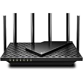 TP-Link Archer AX73, AX5400 &Ccedil;ift Bant Gigabit Wi-Fi 6 Router, Fiber Destekli, 4&times;Gbps LAN Portlarıları, 200'den Fazla Cihazı B