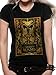 Produktbild Fitted T-Shirt (Women-S) Gold Foil Book Cover (Black)