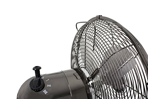 SUNTEC Tischventilator CoolBreeze 3.000 TVM gunmetal grey [30 cm Flügel-Ø, 3 Stufen, oszillierend, 35 Watt] - 4