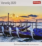Venedig Postkartenkalender 2020. Wochenkalendarium. Blockkalender. Format 16 x 17,5 cm by 