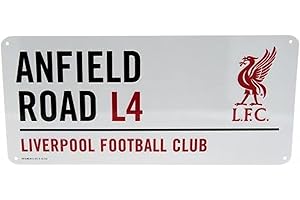 Liverpool Officiel Anfield Road L4 Plaque de Rue en métal – 