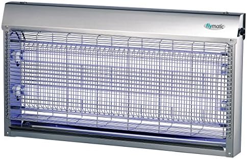 Flymatic Professional Insect Fly Killer Bug Zapper - Electronic, UV - Very Effective (40W (2x20W))