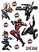 Produktbild AG Design - Marvel Civil War – Wandsticker – Wandtattoo – Wandaufkleber – Selbstklebend – bunt - 65 x 85 cm - DK 1799