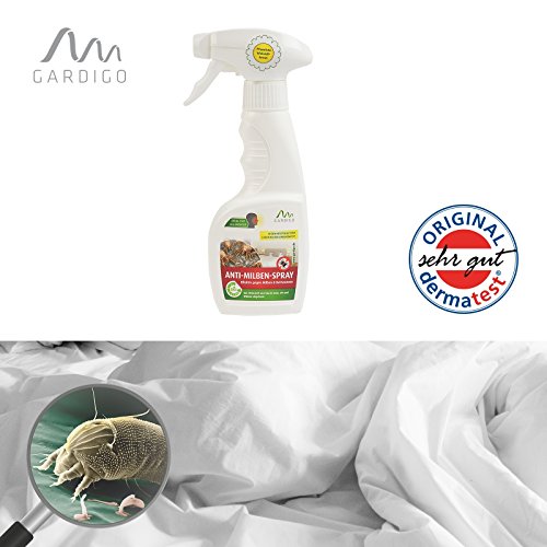 Preisvergleich Produktbild Gardigo Anti-Milben-Spray 250 ml, Extrakt aus dem Mutterkraut, Milbenspray, Milbenmittel, Milbenschutz