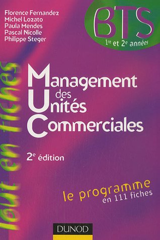Management des unités commerciales BTS Management des unités commerciales BTS