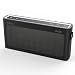 Produktbild MoKo Bose SoundLink III Bluetooth Lautsprecher Hülle Abdeckung, Premium PU Leder Schutzhülle Case mit Handschlaufe/Karabiner für Bose SoundLink 3 Bluetooth Wireless Speaker, Schwarz
