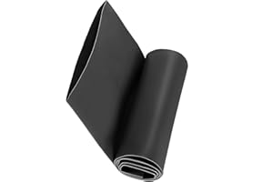 ‌TA-VIGOR Gaine Thermorétractable 90 mm - Taux de Rétraction 2:1 - Isolation Électrique, Protection Câbles et Fils - Longueur 1 Mètres - Noir