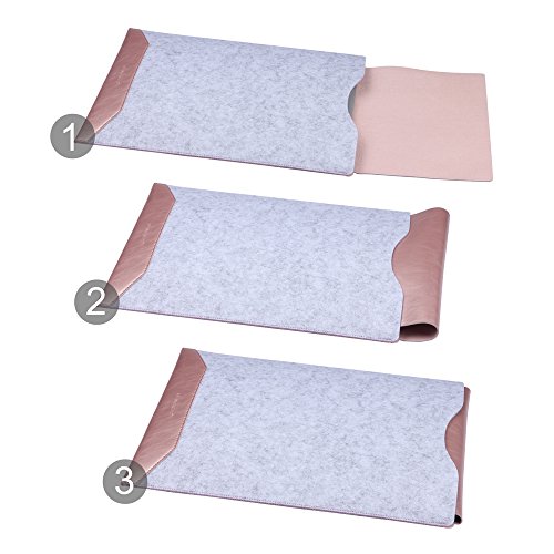 GENORTH Filz Sleeve H  lle Ultrabook Laptop Tasche f  r MacBook Air   Macbook Pro 13 3 Zoll  MacBook Pro Retina 13 Zoll H  lle mit Gesch  tztes Innere