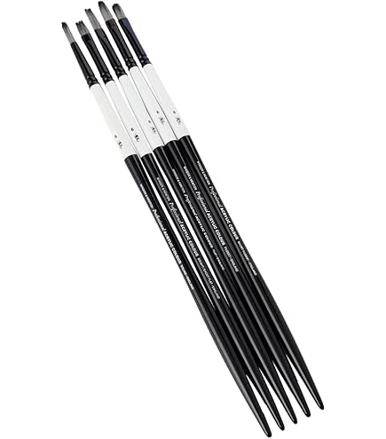 Pennello Winsor & Newton Azanta Per Olio E Acrilico - Setole Naturali, 6mm Nr.2 - Foto 10