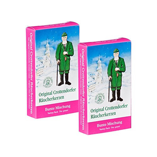 Crottendorfer Räucherkerzen Weihnachtsdüfte 2er Set Bunte Mischung