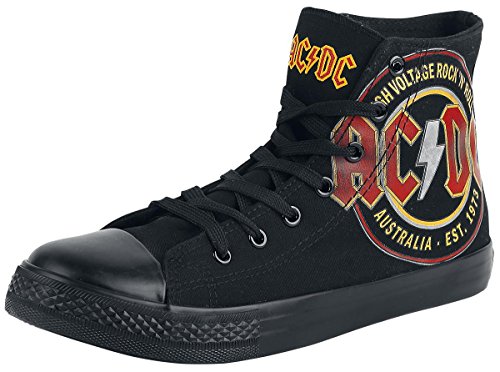 AC/DC High Voltage Sneaker schwarz EU46