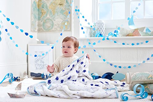 aden + anais 6047G Classic Dream Blanket High Seas - 4