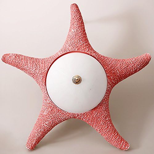 Wow Simple Warm and Romantic Starfish Mediterranean Style Boy Cartoon Led Dimming Color Pendant Lights Ceiling Lights For Kid'S Room,Blue