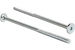 EMOEBELBESCHLAEGE woplus Flachkopfschrauben Möbelschrauben Möbelverbinder Stahl Verzinkt M6 x 130mm Flachkopf Antrieb:Innensechskant SW4 (10 Stück M6 x 130mm)