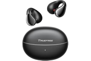 Truefree B1 Clip-On Trådlösa Hörlurar, Öppna Hörlurar, 10,8 mm Dual Magnetic Driver med Spatialt Ljud, 25H Speltid, Multipunk