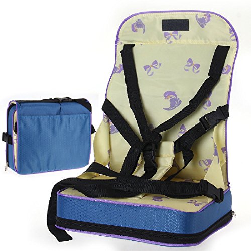Baby Toddler Dining Chair Seat Booster Harness Safety Wrap Feeding Portable Foldaway Infant Travel
