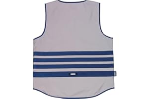 ‎ABUS ABUS Warnweste Lumino Urban Vest - voll reflektierende Sicherheitsweste für bessere Sichtbarkeit bei Nacht - für Erwachsene - mit Reißverschluss