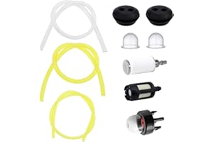 SPTwj Universal Benzinfilter kit Benzinschlauch Kraftstofffilter Benzinpumpe Primer Kraftstoffbirne Pump Bulb Ersatzteile für Mower Heckenschere Freischneider Trimmer Gebläse Gartenmaschine Fitting