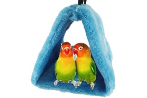 BEAUTYBIGBANG Hängematte Vogel Vogelspielzeug Papagei Bett - Hängebett für Käfig Plüsch Vogelnest Hütte Winter Käfig Nest Zelt Haustier Winternesthaus für Ara Wellensittiche Nymphensittiche Kakadu Kanarienvögel