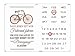 Produktbild INTERLUXE WANDKALENDER Blechschild Kalender DAS LEBEN IST WIE FAHRRAD FAHREN Shabby Vintage Geschenk Dekoration Haus Wohnung