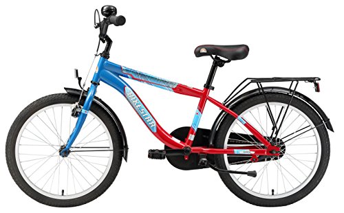 BIKESTAR® Premium Kinderfahrrad für sichere und sorgenfreie Spielfreude ab 6 Jahren ★ 20er Modern Edition ★ Blau & Rot - 3