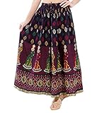 Rangsthali cotton Printed Straight long Skirt for women (size: length- 38 Inches) Waist- non stretch- 26 X After Stretch- 38 Inches RS.390 (74.00% Off) - Amazon