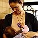 Chunky Super Soft Silicone Teething Necklace (The Eternity)| Mum to Wear -Baby to Enjoy -Eases Pain - Non Toxic - Save your Hair - Washable - Breastfeeing | Nursing Aid -Babywearing Accessory - Silver