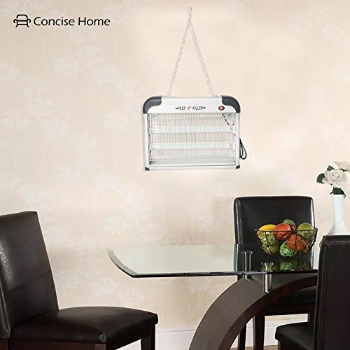 Concise Home 20W UV INSEKTENVERNICHTER, SCHNELL, EINFACH, CHEMIEFREI, Schädlingsbekämpfung, Mückenabwehr, Insektenabwehr u. Insektenlampe in einem, GEGEN alle fliegenden INSEKTEN … - 6