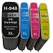 Produktbild 4 Patronen 940XL kompatibel mit HP 940 XL Officejet Pro 8000 Enterprise 8500 8500A Plus Wireless. Mit Chip + Füllstandsanzeige