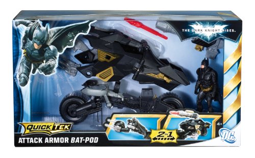 Imagen 2 de Batman W7219 - Batmoto Transformable (Mattel)