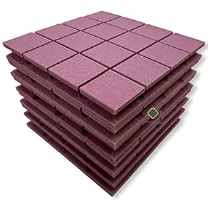 YGM Acoustic Foams Turbo Acoustic Soundproofing Studio Panels, Set of 6, 12