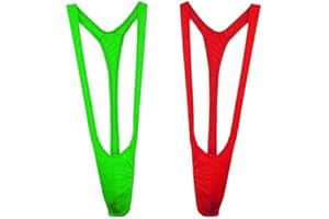 VemeFufu String Borat - Traje de baño sexy para hombre, diseño de tanga para Halloween, cumpleaños, Navidad, regalo de talla única