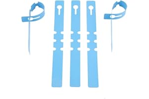 GAROSA 100PCS Plastic Plant Hanging Tree Tags Wrap Around Nursery Garden Labels Markers Waterproof Nursery Garden Labels Tags(Blue)