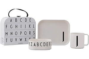 Design Letters Tritan Suitcase | Personalisierte Geschenke Baby | Geschenke zur Einschulung, Einschulung Geschenk, Taufgeschenke | Trinkbecher Kinder, Kinderteller, Baby Schüssel | Kindergeschirr | J