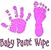 Imp Prints Co New Baby Prints Handprints Footprinst Easy Paint Ink Wipe Kit (Violet)
