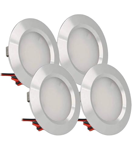 Set di 4 faretti da incasso a LED faretti soggiorno illuminazione spot lampade corridoio plafoniere da parete