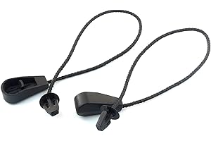 GENERIC ESC Auto Parts EDP1052FBA 2 Pieces Rear Parcel Shelf Cord Retaining Strap 7701062123 Compatible With Renault Megane Clio Laguna HB