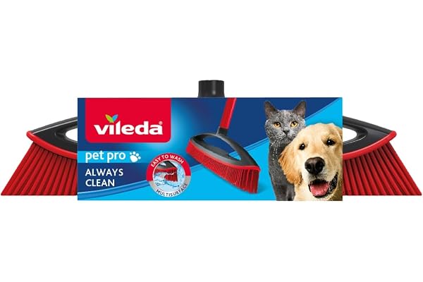 Vileda 159821 kvast multigummi, annat, röd