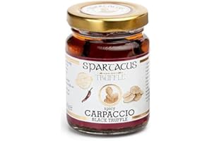 SPARTACUS TRUFFLE Spartacus Carpaccio Truffe noire légèrement épicée | Offrez-vous l'excellence culinaire | Truffes noires exquises pour les gourmets