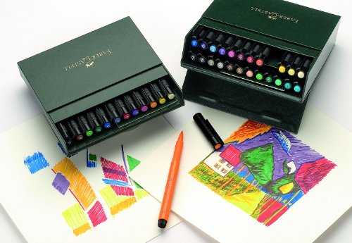 Faber-Castell 167147 – Pitt Artist Pen Geschenkbox, 24 Farben - 4