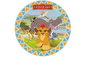 Modecor Oblea para tarta con diseño de El rey León – The Lion Guard 72175 (amarillo/azul)