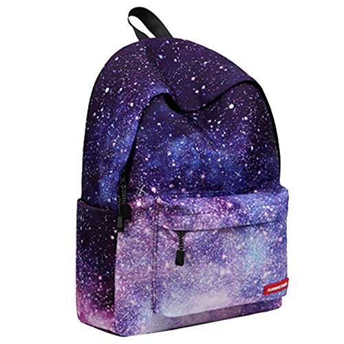 Sac à Dos Galaxy Collège Scolaire Loisir Voyage Impermeable avec Trousse à Crayons - Mezzanine Pour Ordinateur Portable - Cartable College Pour Enfant Ado