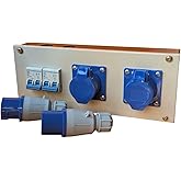 Industrial Plug & Socket Panel 16 A Single Phase -1 Nos 16 A Two Pole ...