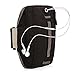 Produktbild Uppel Outdoor running Armband Sportarmband Handyhülle Handytasche Multifunktionale Doppel Armtasche für iPhone 6s 6 SE 5s 5c 5, Samung S7/6/5 (M, Schwarz)