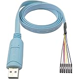 DSD TECH SH-U09BL USB to TTL Serial Cable with CP2102N Chip 1.2M/4FT