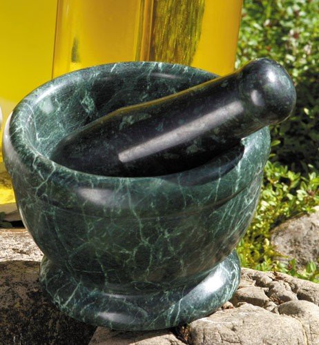 Mörser aus Serpentin 12 cm, Höhe 9 cm