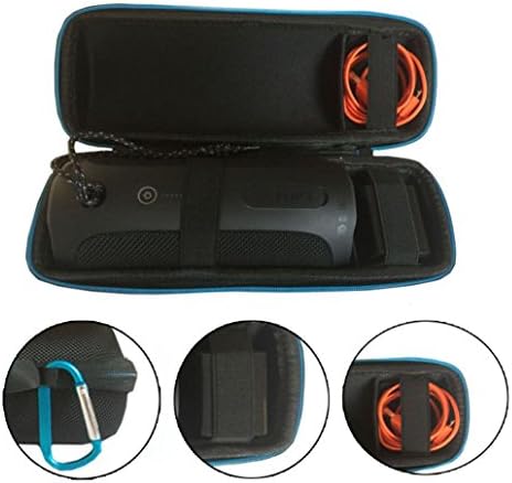 Diadia Portable Mountaineering Shoulder/Neck Strap for Fro JBL Flip4 Bluetooth Speake Travel EVA Carry Case Shoulder Bag For Traveling,Hiking,Camping,Climbing,Party