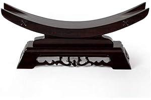 SHULI Schwerthalter aus Ebenholz für Katana Wakizashi Tanto Schwertständer (30 cm)