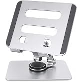 ROBEVE Tablet Stand 360 Degree Rotatable Tablet Stand Foldable Metal Tablet Holder Stand Tablet and Phone Holder Stand